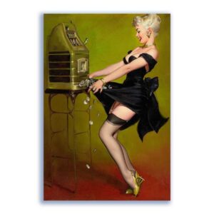 GF-PIN-UP-010. Rice paper large format