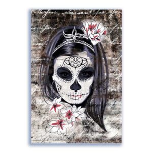 GF-SKULLS-020. Rice paper large format