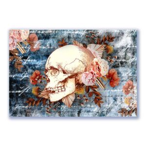 GF-SKULLS-021. Rice paper large format