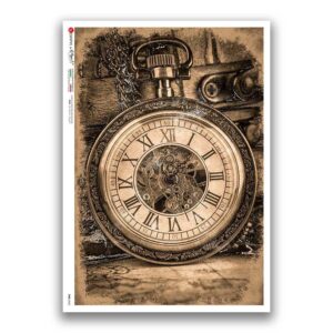 TIME-0042. Watches Rice paper  for the decoupage.
