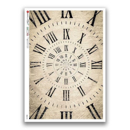 TIME-0043. Watches Rice paper  for the decoupage.