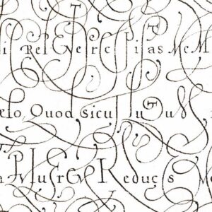 CALLIGRAPHY. Large format