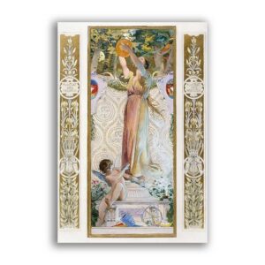 GF-ART NOUVEAU-020. Rice paper large format