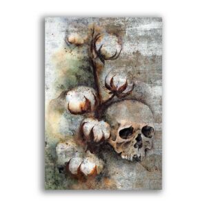 GF-SKULLS-029. Rice paper large format