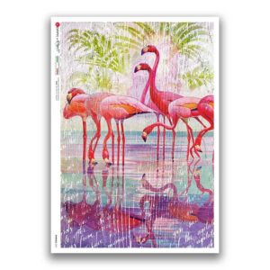 ANIMALS-0201. Animals Rice Paper for decoupage.