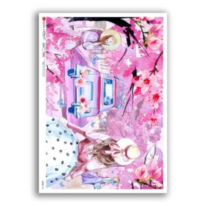 SCENE-0148. Pictorial Rice Paper for decoupage.