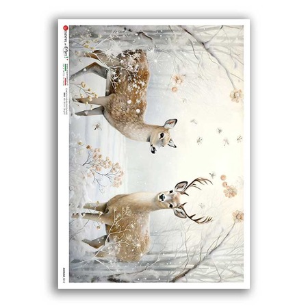 ANIMALS-0212. Animals Rice Paper for decoupage.