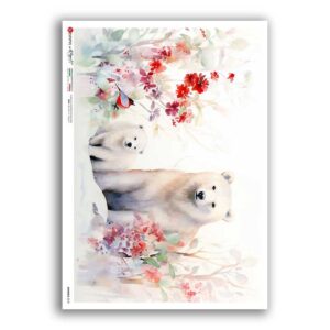 ANIMALS-0218. Animals Rice Paper for decoupage.