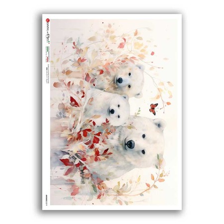 ANIMALS-0219. Animals Rice Paper for decoupage.