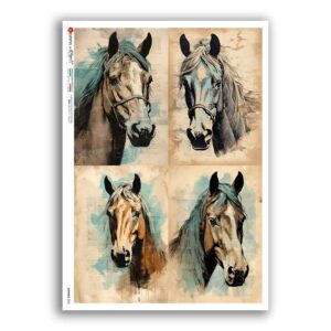 ANIMALS-0223. Animals Rice Paper for decoupage.
