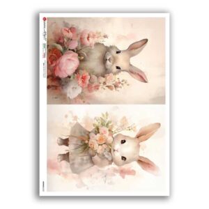 ANIMALS-0227. Animals Rice Paper for decoupage.