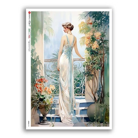 SCENE-0179. Pictorial Rice Paper for decoupage.