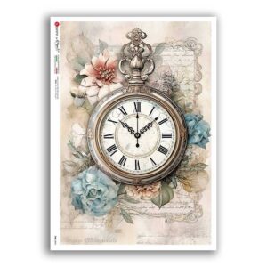 TIME-0046. Watches Rice paper  for the decoupage.
