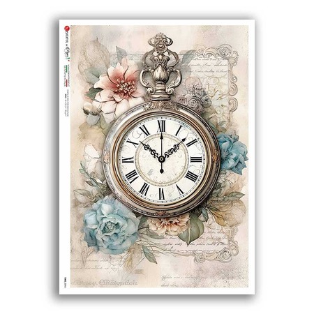 TIME-0046. Watches Rice paper  for the decoupage.