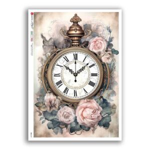 TIME-0047. Watches Rice paper  for the decoupage.