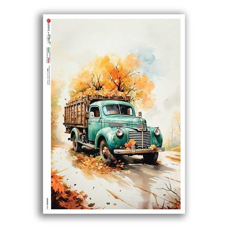 VEHICLES-0066. Vehicles Rice Paper for decoupage.