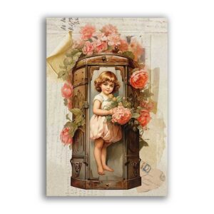 GF-BABY-015. Rice paper large format