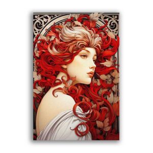 GF-ART NOUVEAU-028. Rice paper large format