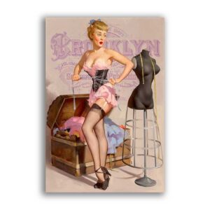 GF-PIN-UP-018. Rice paper large format