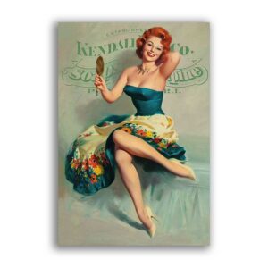 GF-PIN-UP-020. Rice paper large format