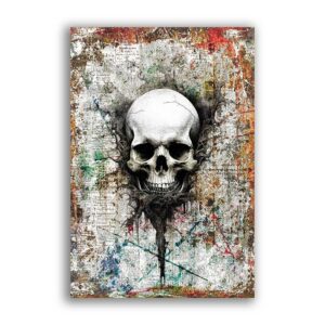 GF-SKULLS-032. Rice paper large format
