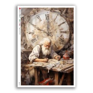 TIME-0048. Watches Rice paper  for the decoupage.