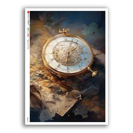 TIME-0050. Watches Rice paper for the decoupage.