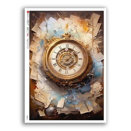 TIME-0051. Watches Rice paper for the decoupage.