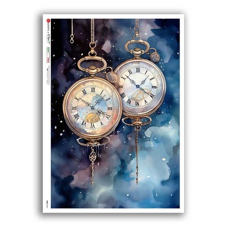TIME-0057. Watches Rice paper for the decoupage.
