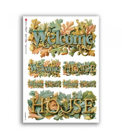 CALLIGRAPHY-0005. Rice paper for decoupage — Calligraphy
