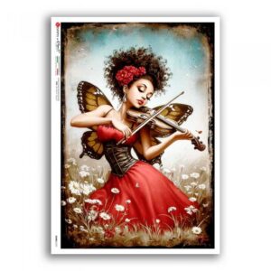 FAIRIES-0131. Rice paper for decoupage — Fairies