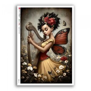 FAIRIES-0133. Rice paper for decoupage — Fairies