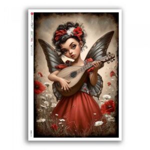 FAIRIES-0134. Rice paper for decoupage — Fairies