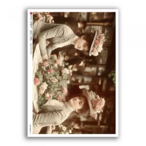 OLD-PHOTOS-0131. Rice paper for decoupage — Old photo