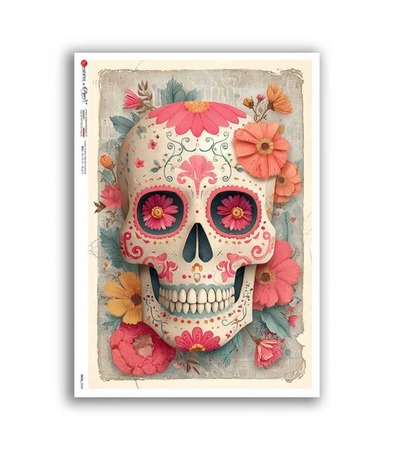 SKULL-0060. Rice paper for decoupage — Skulls