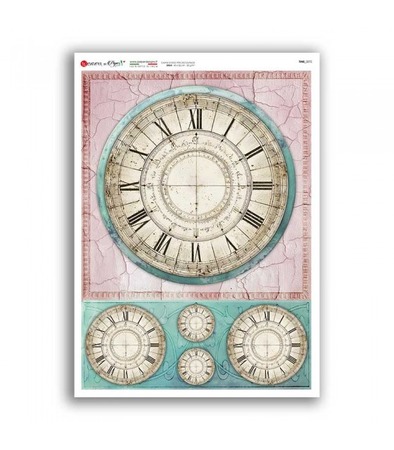 TIME-0072. Rice paper for decoupage — Watches