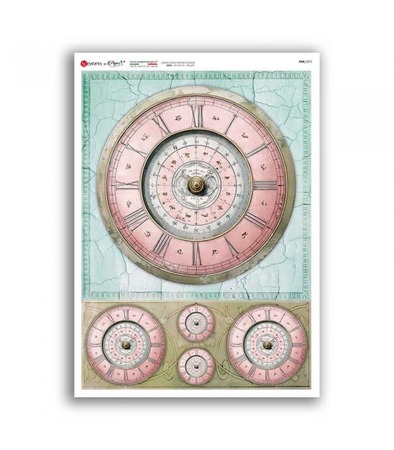 TIME-0073. Rice paper for decoupage — Watches