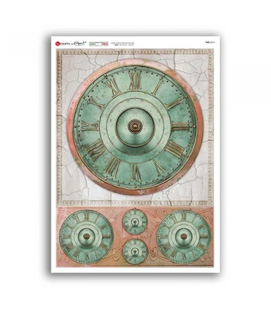 TIME-0074. Rice paper for decoupage — Watches