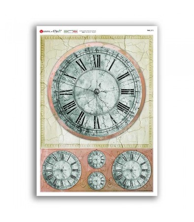 TIME-0075. Rice paper for decoupage — Watches