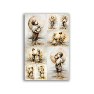 GF-BABY-040. Rice paper for decoupage — BABY — large format