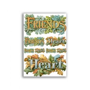 GF-CALLIGRAPHY-007. Rice paper for decoupage — CALLIGRAPHY — large format