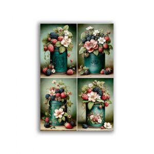 GF-CUCINA-028. Rice paper for decoupage — FOOD — large format