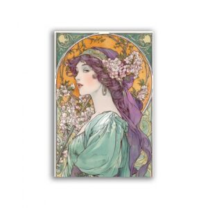 GF-ART NOUVEAU-060. Rice paper for decoupage — ART NOUVEAU — large format