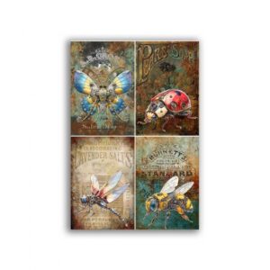 GF-STEAMPUNK-013. Rice paper for decoupage — STEAMPUNK — large format