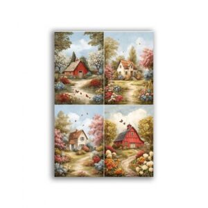 GF-PAESAGGI-078. Rice paper for decoupage — LANDSCAPE — large format