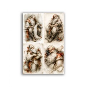 GF-NATALE-045. Rice paper for decoupage — CHRISTMAS — large format