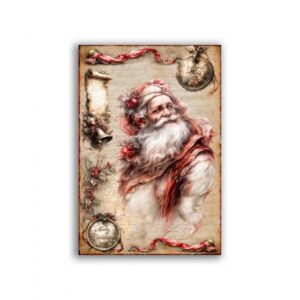GF-NATALE-046. Rice paper for decoupage — CHRISTMAS — large format