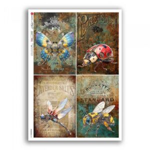 STEAMPUNK-0013. Punk Rice Paper for decoupage.